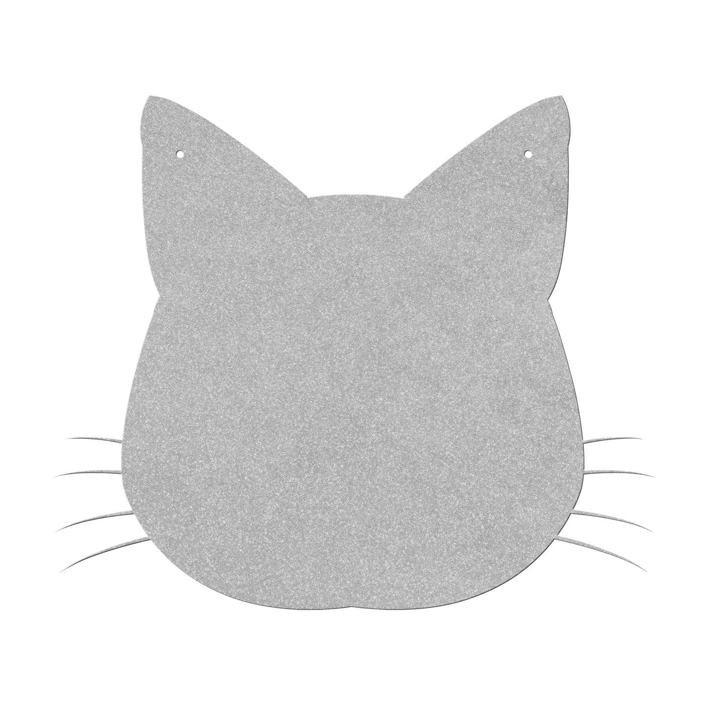 10186 - * Cat Face Silhouette Metal Sign