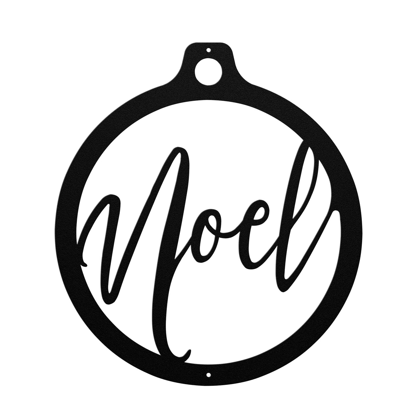 10115 - Christmas Noel Ornament Metal Wall Art