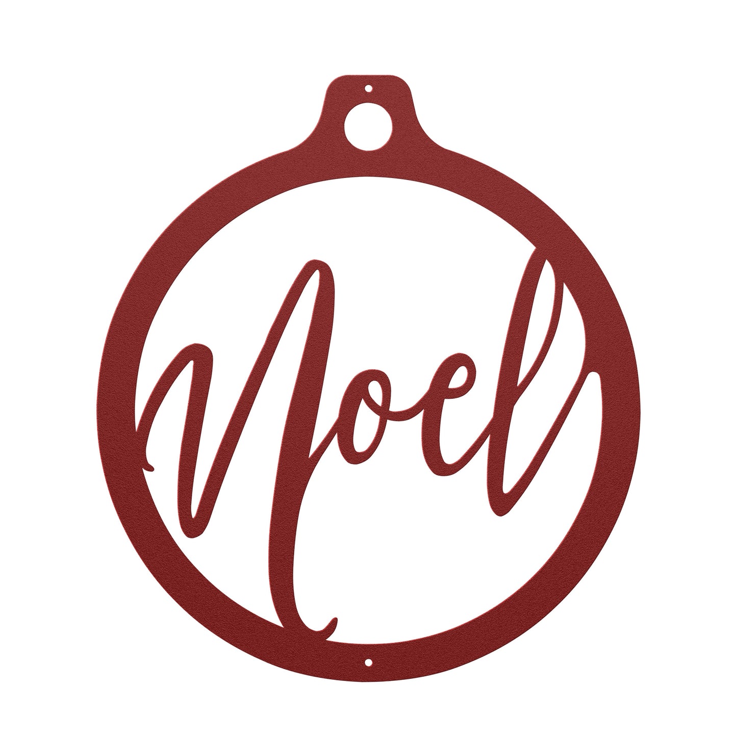 10115 - Christmas Noel Ornament Metal Wall Art