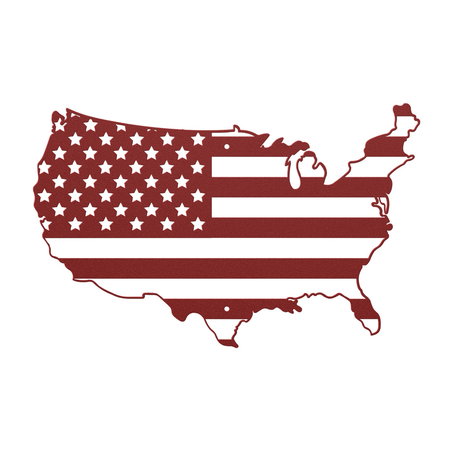 10109 - Continental US Flag Map