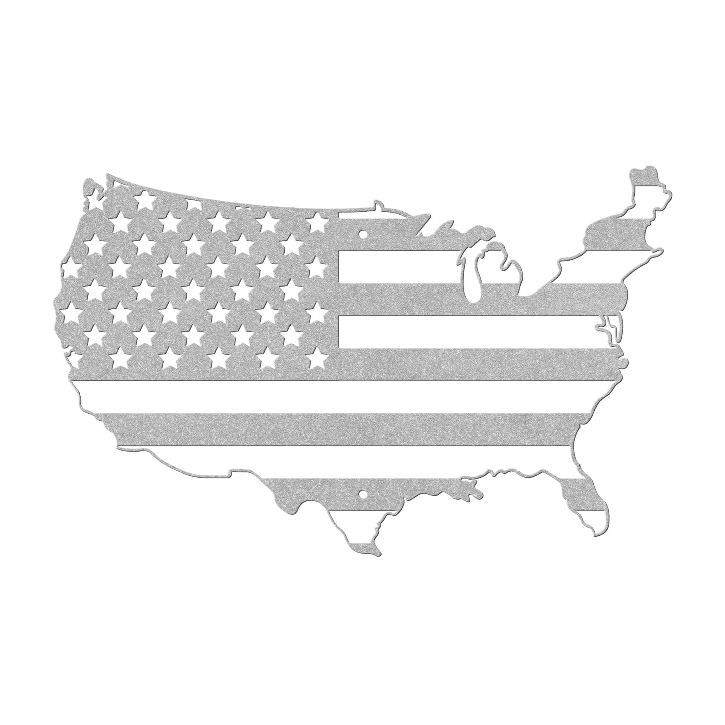 10109 - Continental US Flag Map