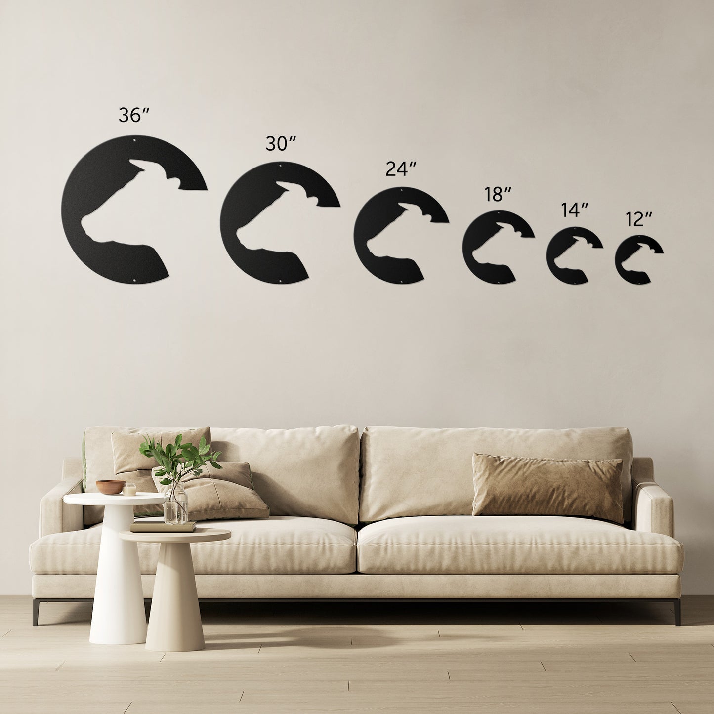 10108 - Cow Head Cutout Metal Sign
