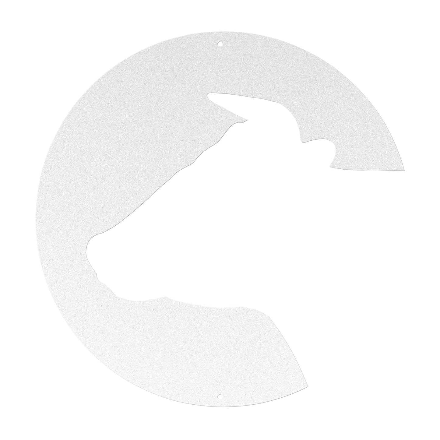 10108 - Cow Head Cutout Metal Sign
