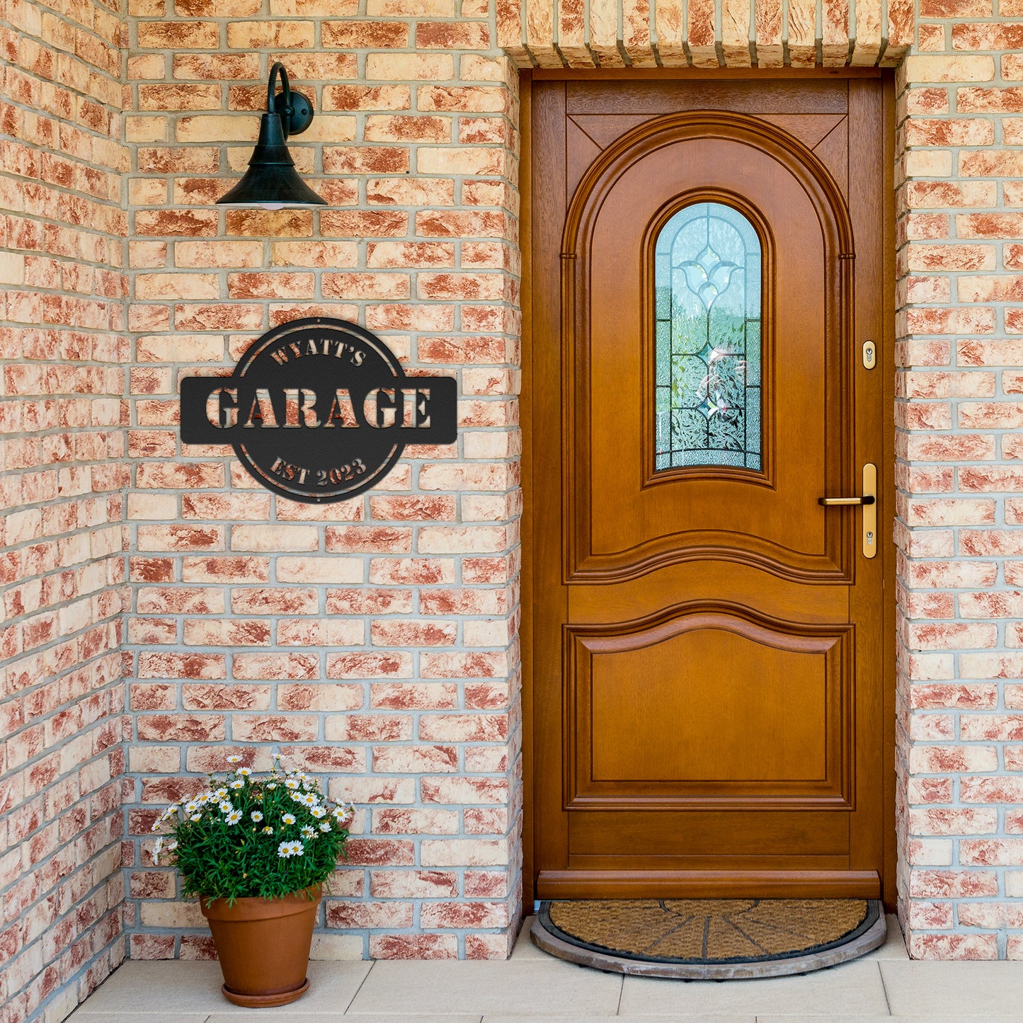 10095 - Garage Workshop Custom Metal Sign