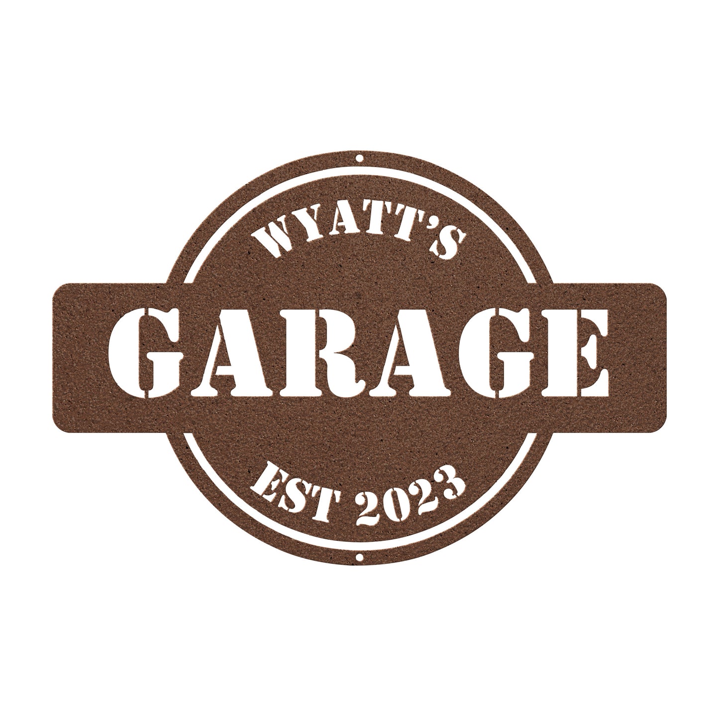 10095 - Garage Workshop Custom Metal Sign