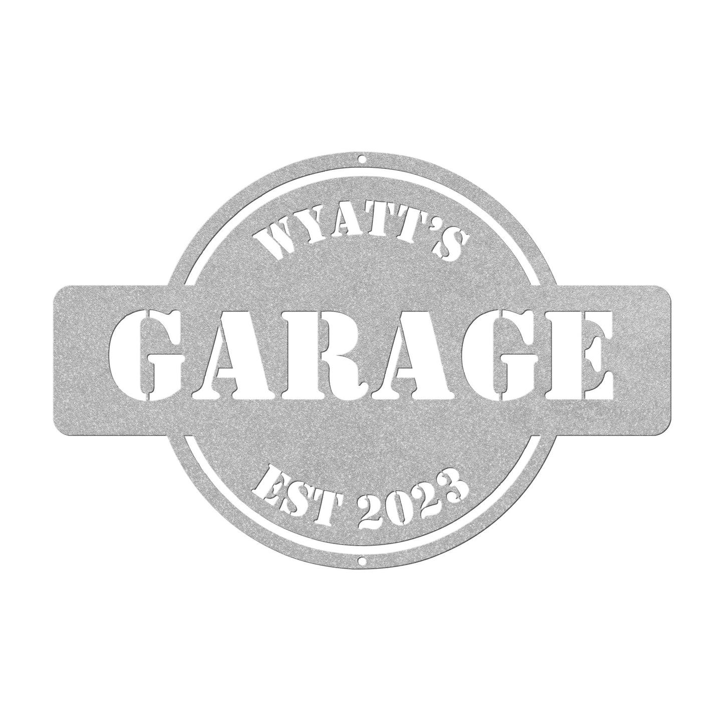 10095 - Garage Workshop Custom Metal Sign