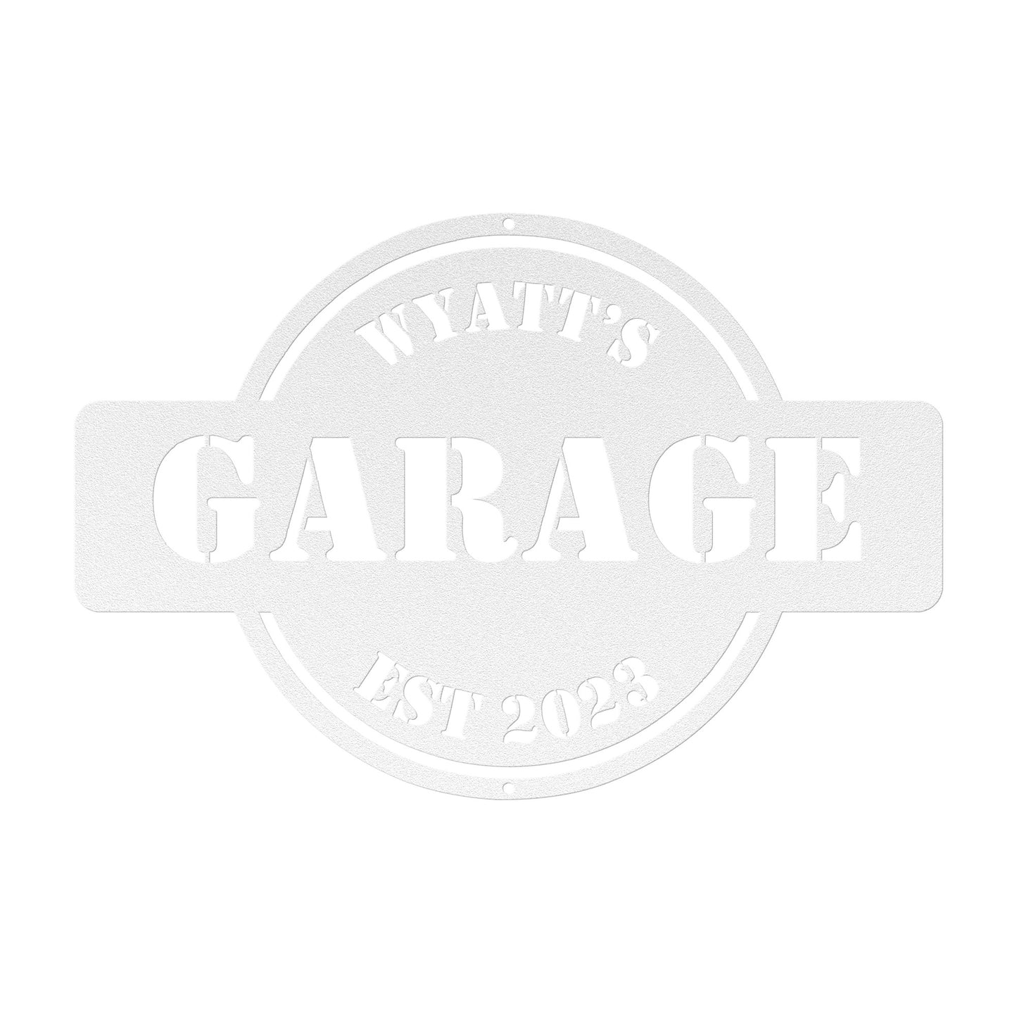 10095 - Garage Workshop Custom Metal Sign