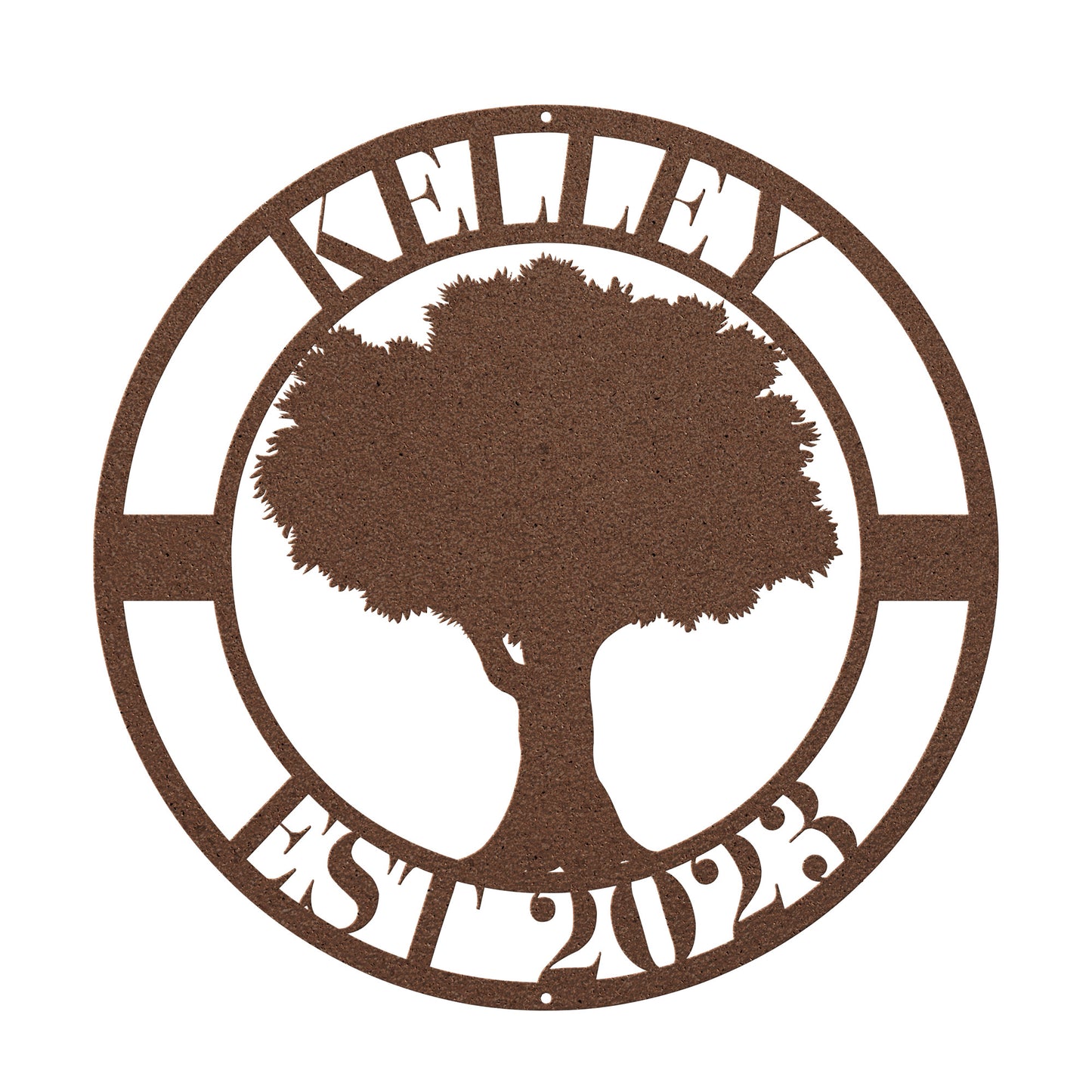 10035 - * Custom Oak Tree Family Name Sign