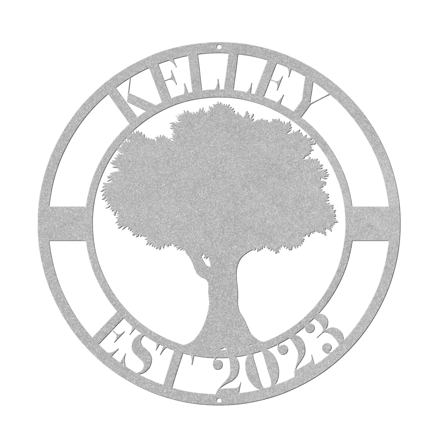 10035 - * Custom Oak Tree Family Name Sign