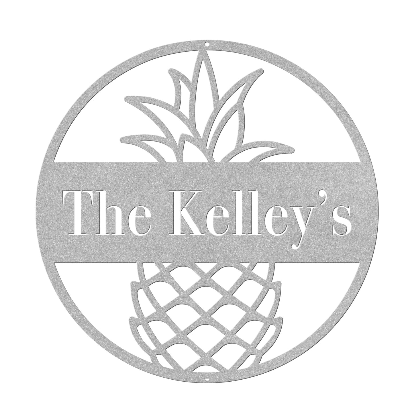 10038 - * Custom Pineapple Family Name Sign