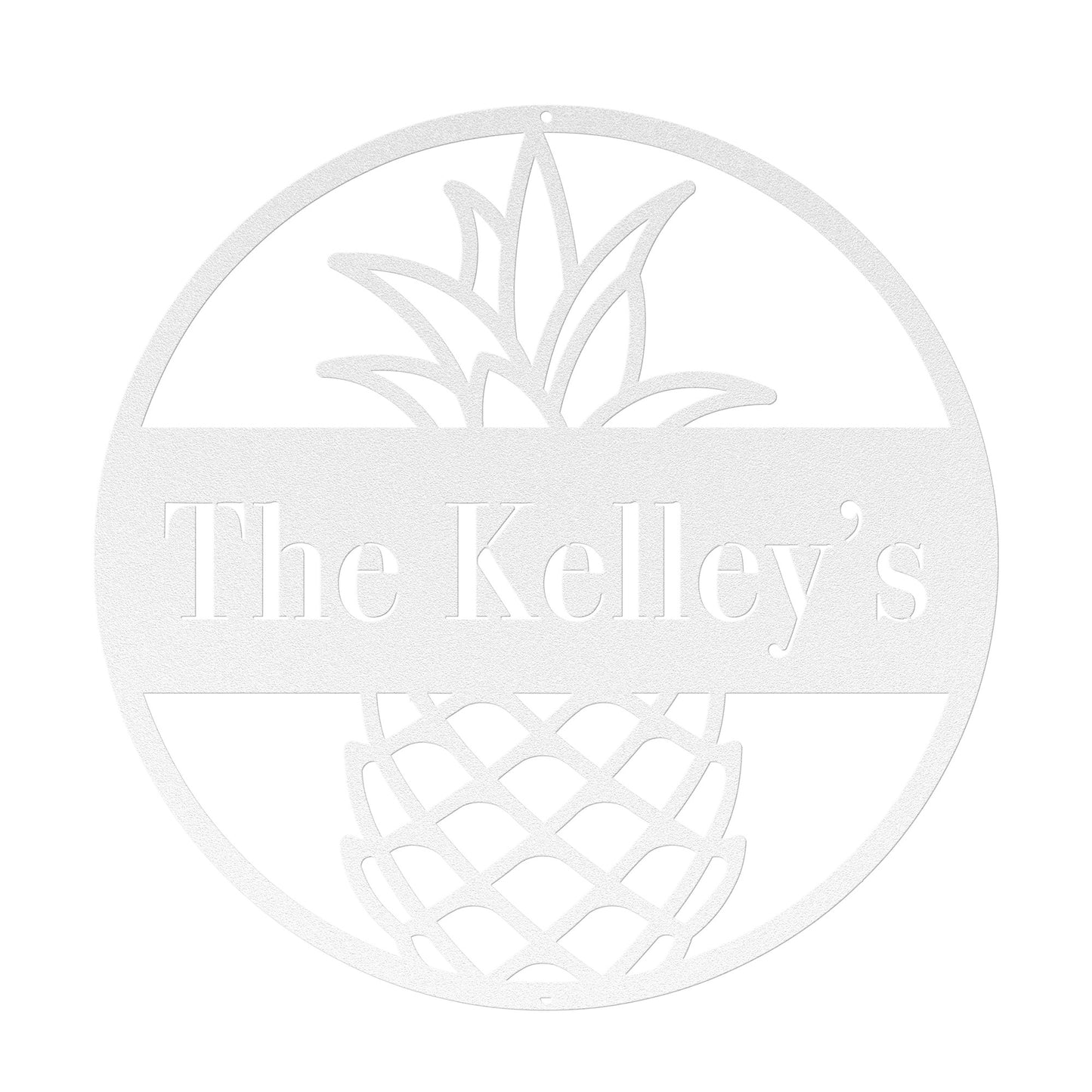 10038 - * Custom Pineapple Family Name Sign
