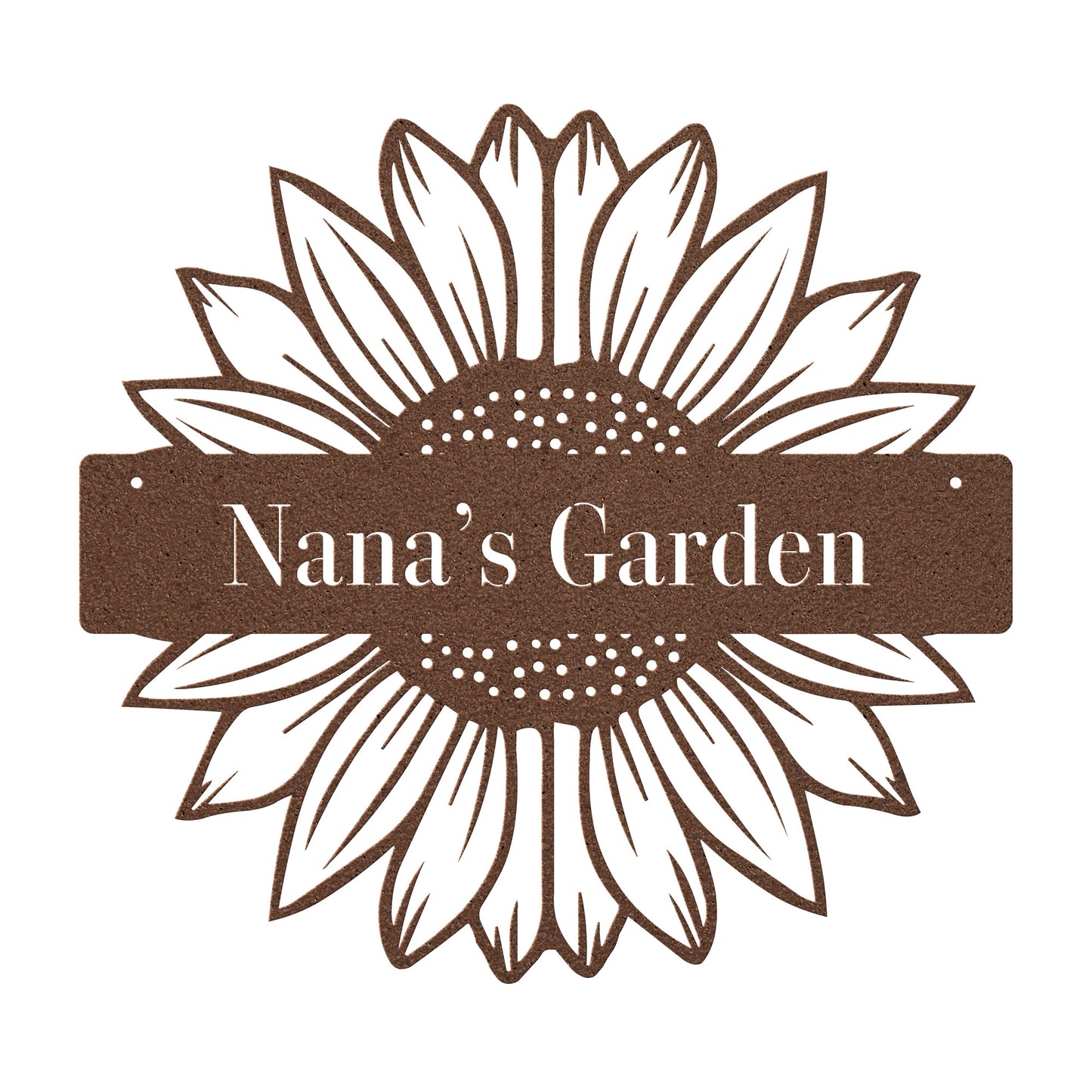10457 - Sunflower Split Custom Garden Sign