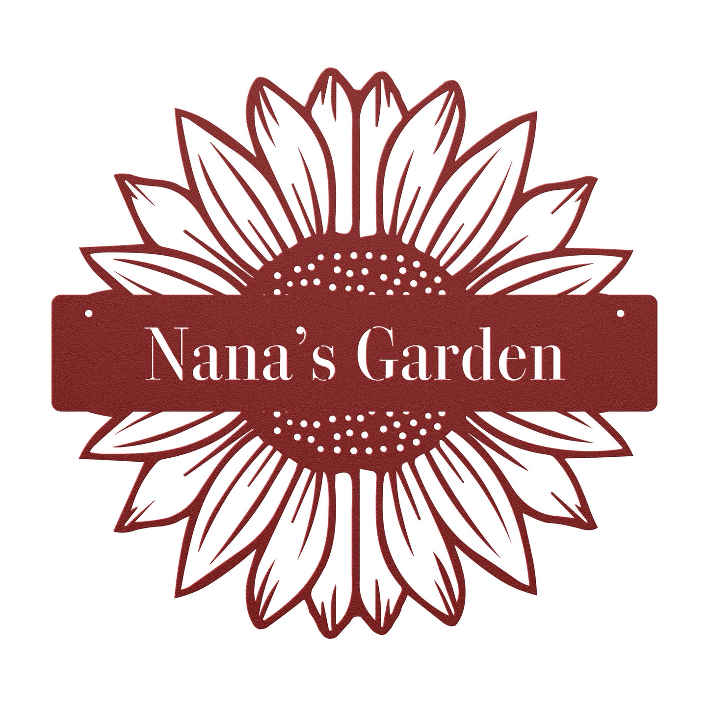 10457 - Sunflower Split Custom Garden Sign