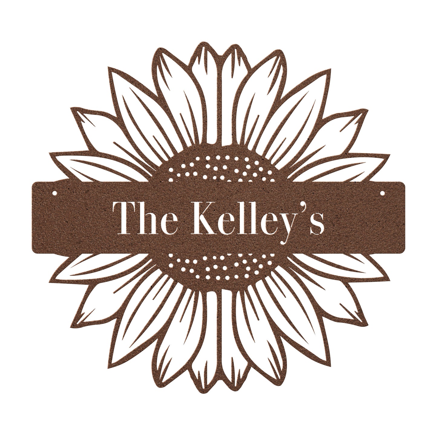 10460 - Sunflower Split Custom Name Sign
