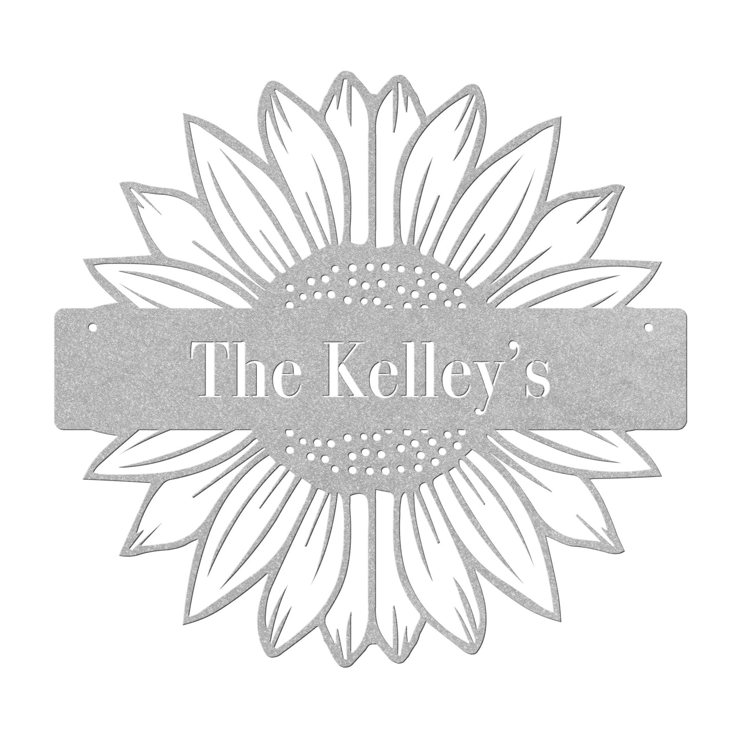 10460 - Sunflower Split Custom Name Sign
