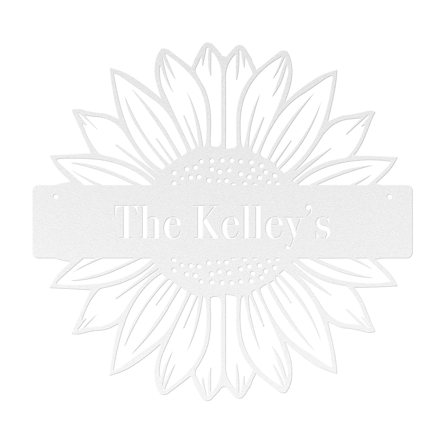 10460 - Sunflower Split Custom Name Sign