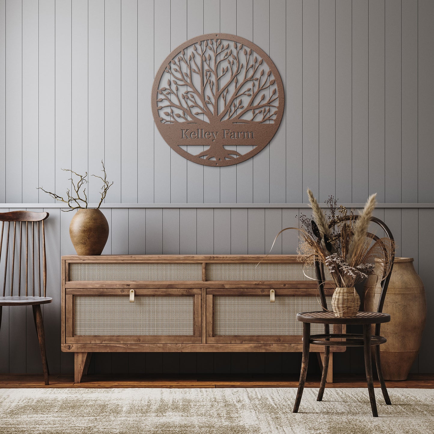 10499 - Tree Custom Farm Metal Sign