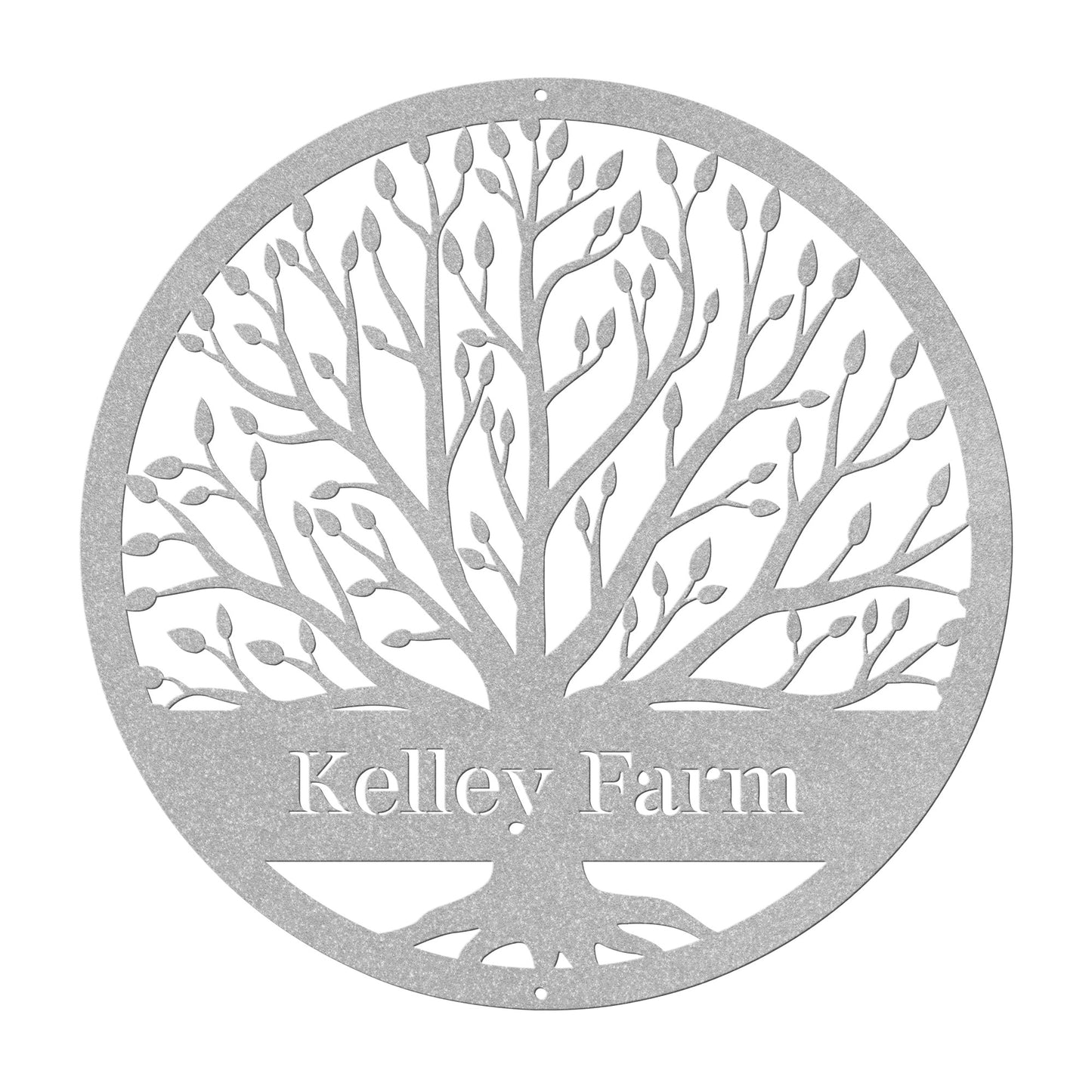 10499 - Tree Custom Farm Metal Sign