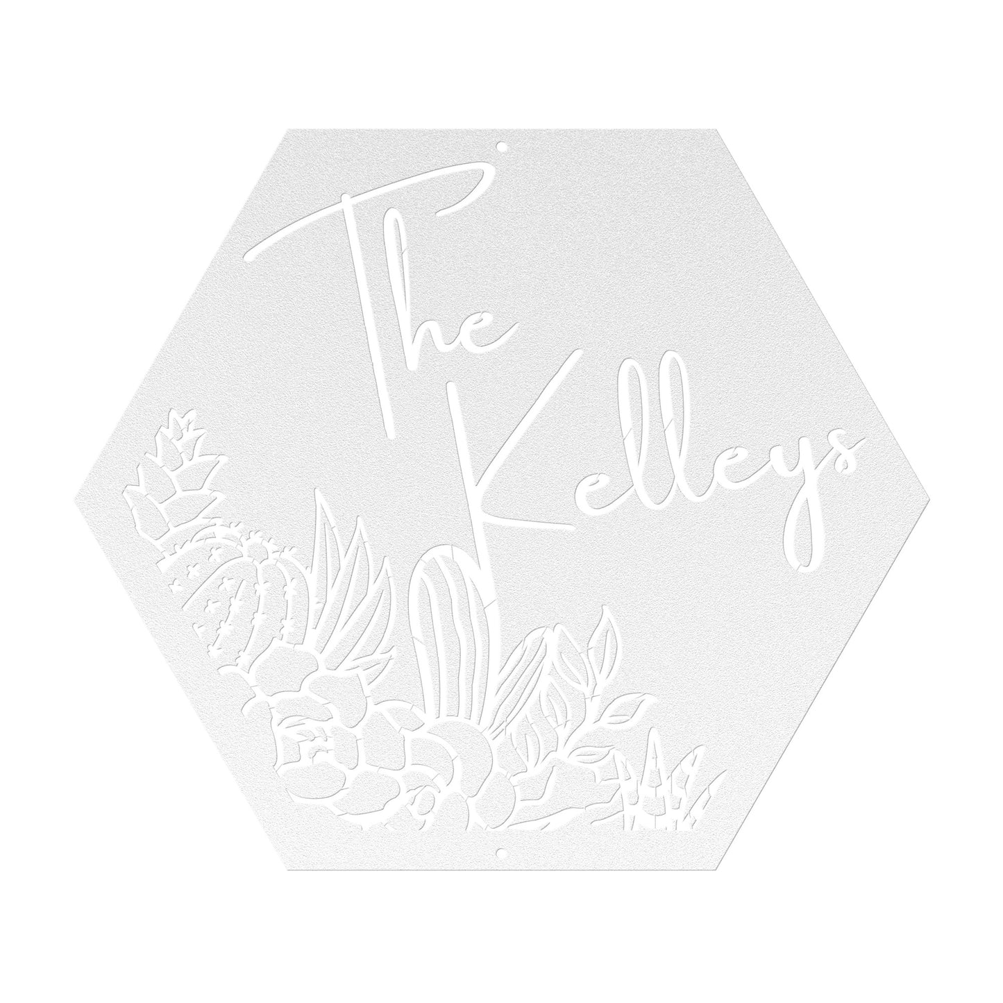10043 - * Custom Western Cactus Scene Name Sign