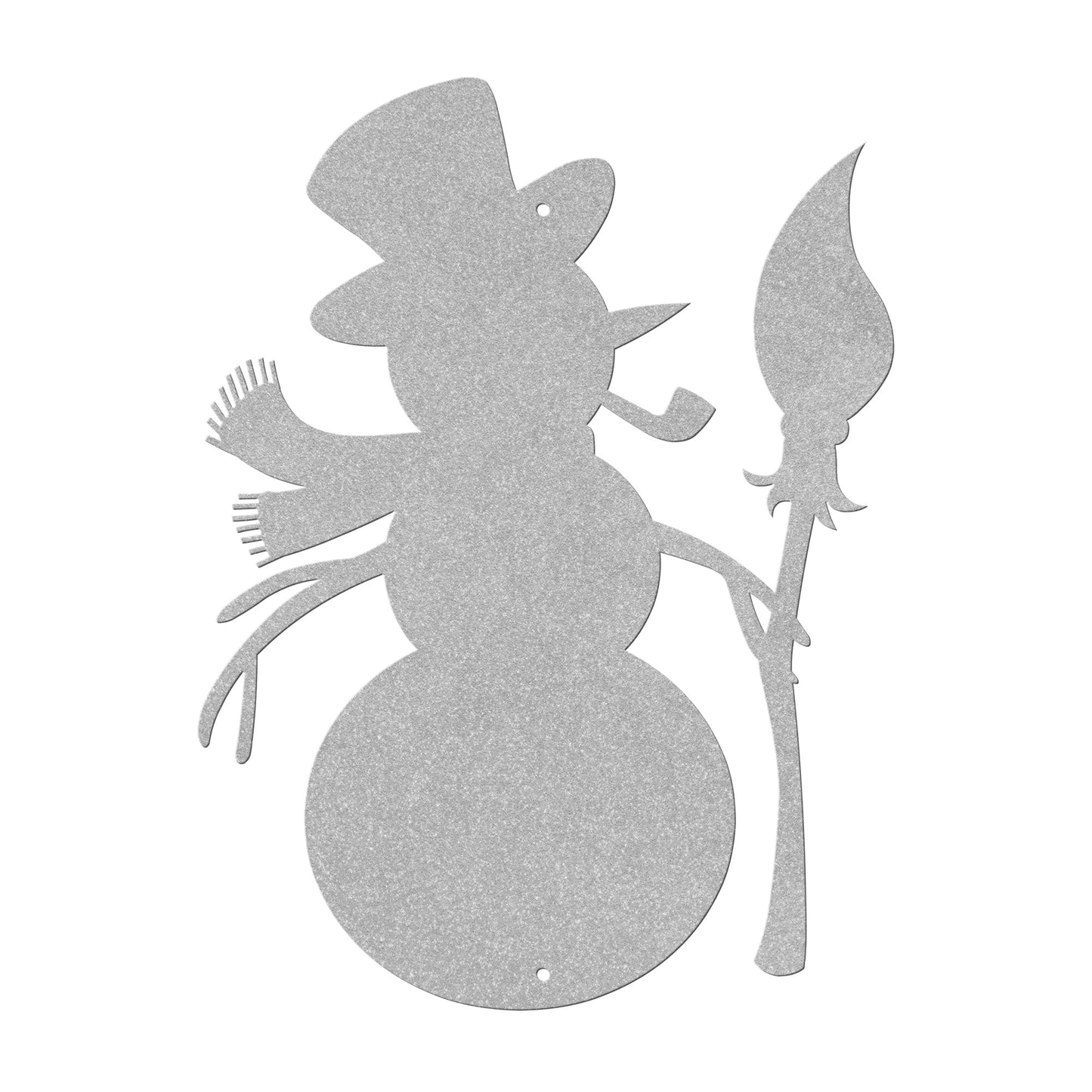 10156 - * Detailed Snowman Metal Sign