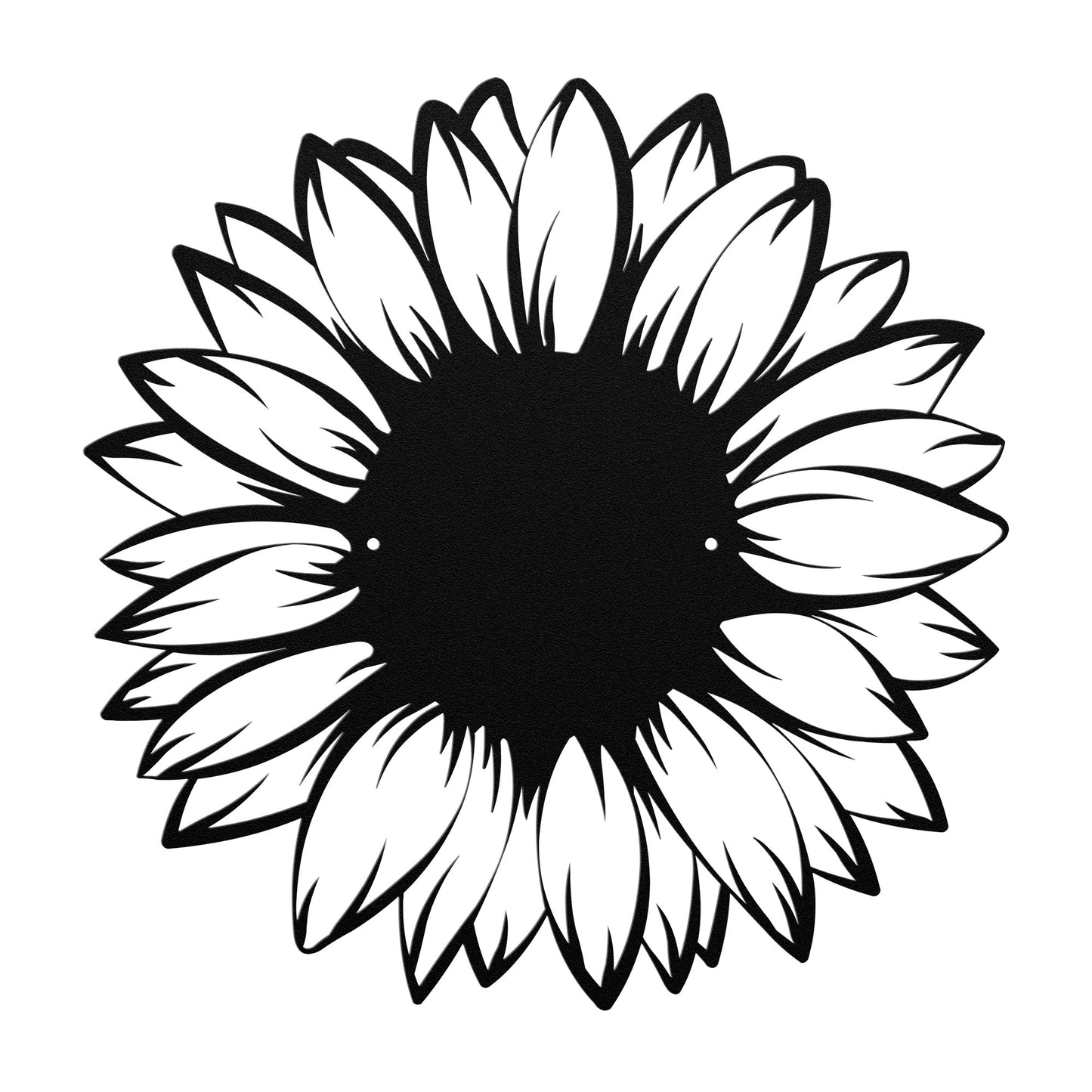 10153 - * Elegant Sunflower Metal Sign