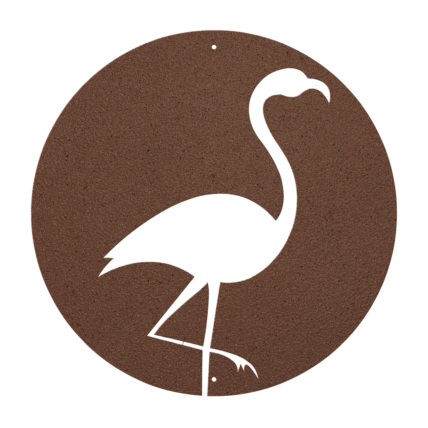 10097 - Flamingo Cutout Metal Sign