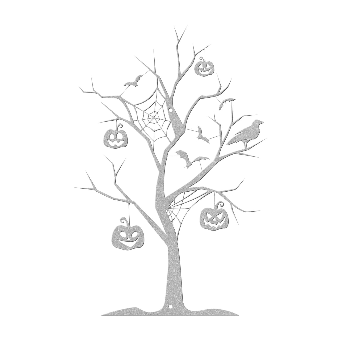 10151 - * Halloween Spooky Tree Metal Wall Art