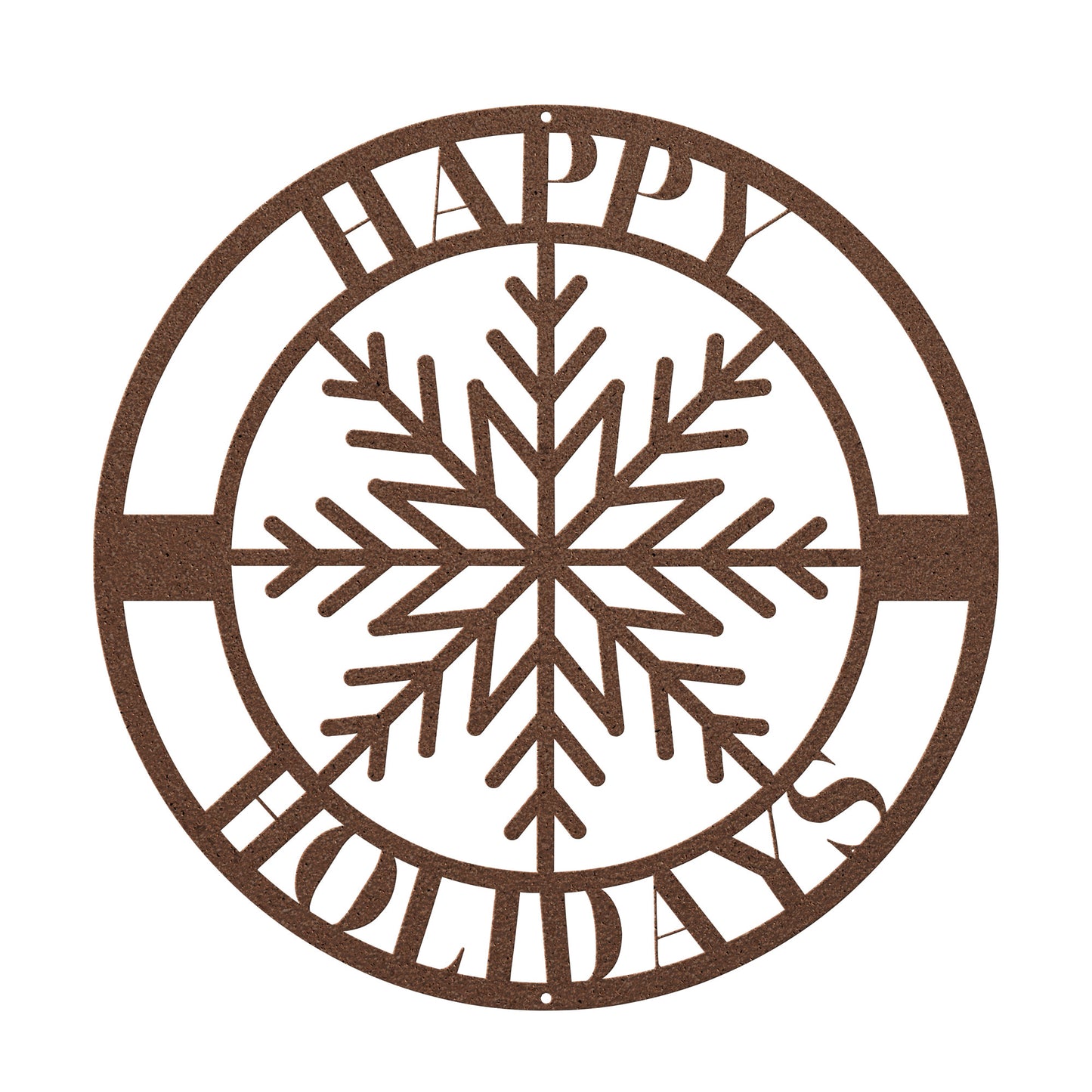 10149 - * Happy Holidays Snowflake Circular Sign