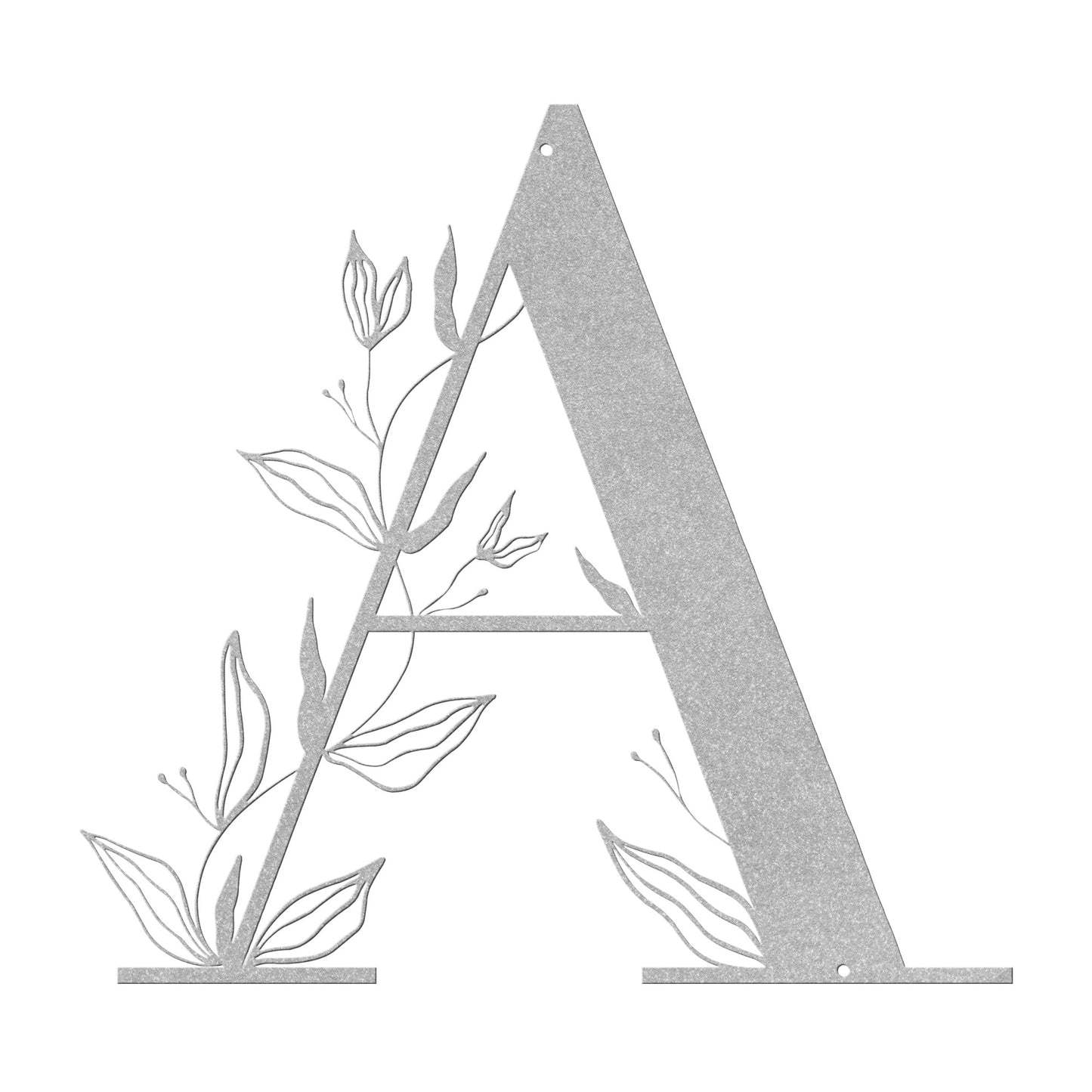 10007 - Elegant Leaf Family Monogram