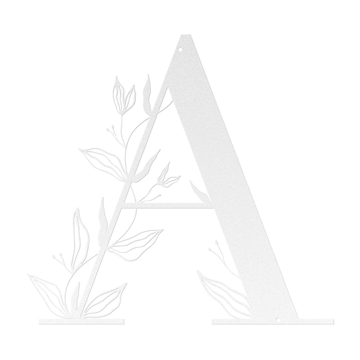 10007 - Elegant Leaf Family Monogram