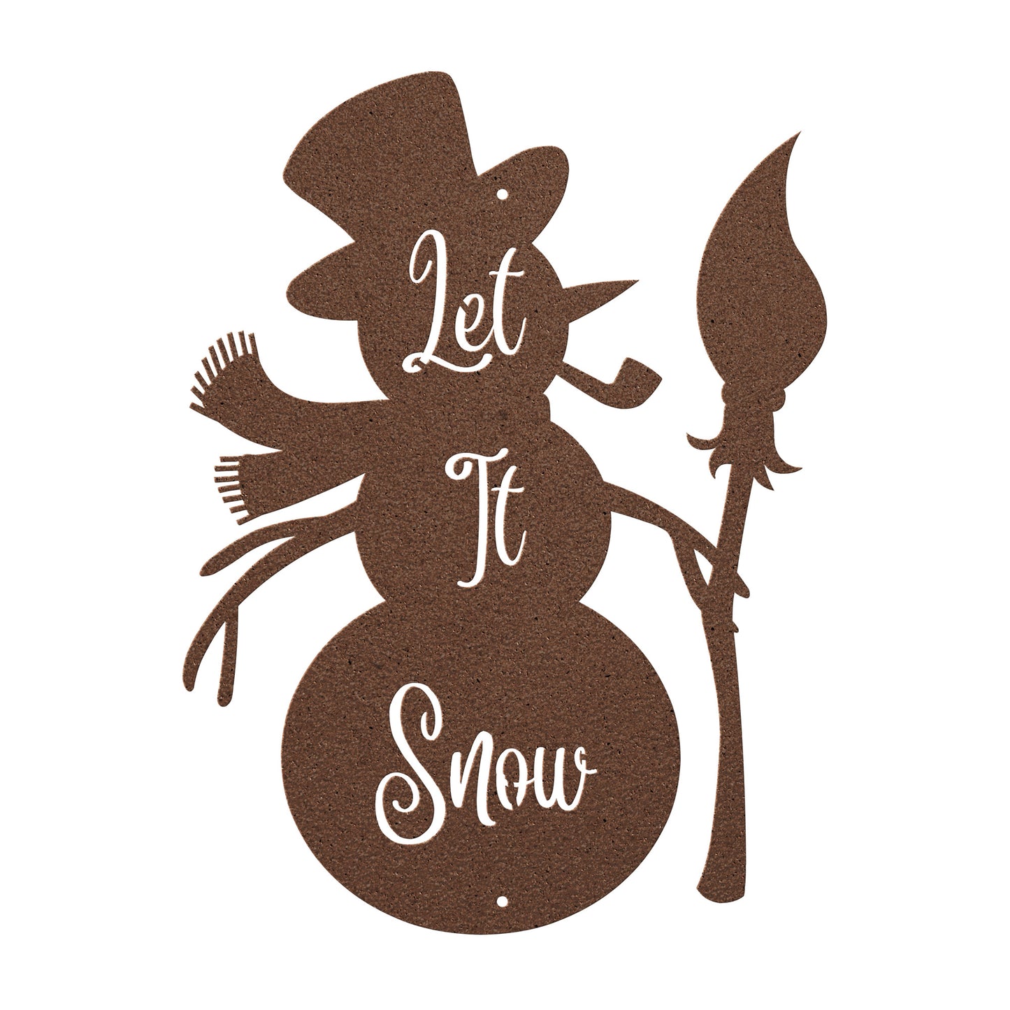 10146 - * Let it Snow Snowman Metal Sign