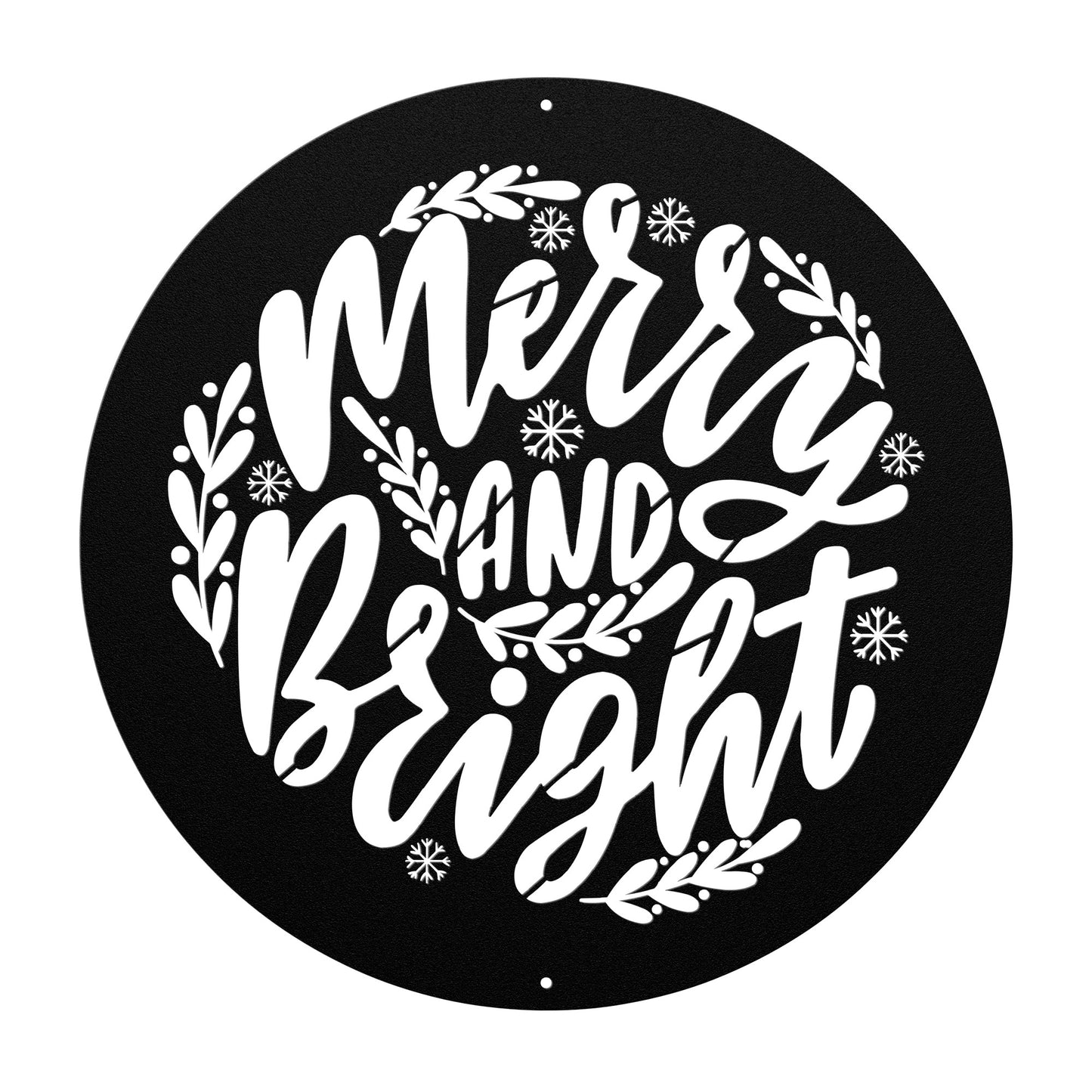 10145 - * Merry and Bright Christmas Wall Art