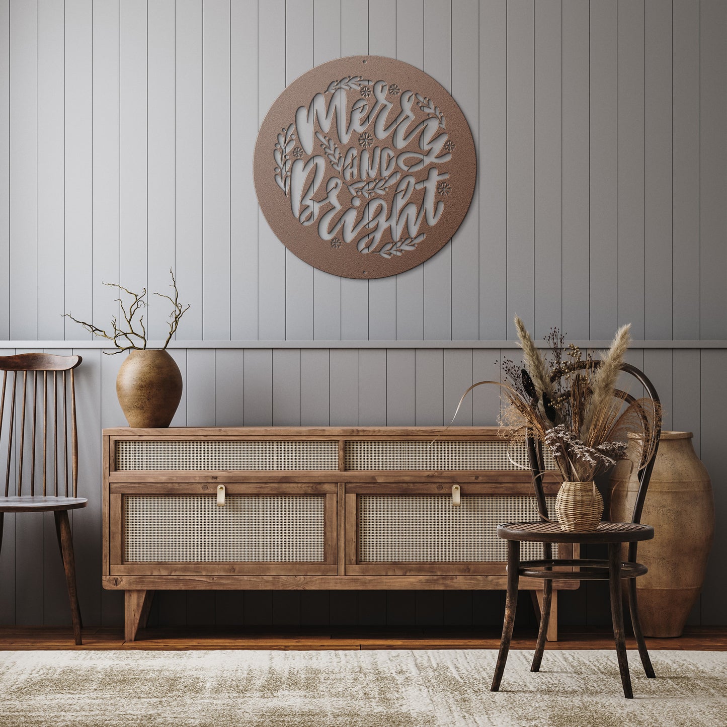 10145 - * Merry and Bright Christmas Wall Art