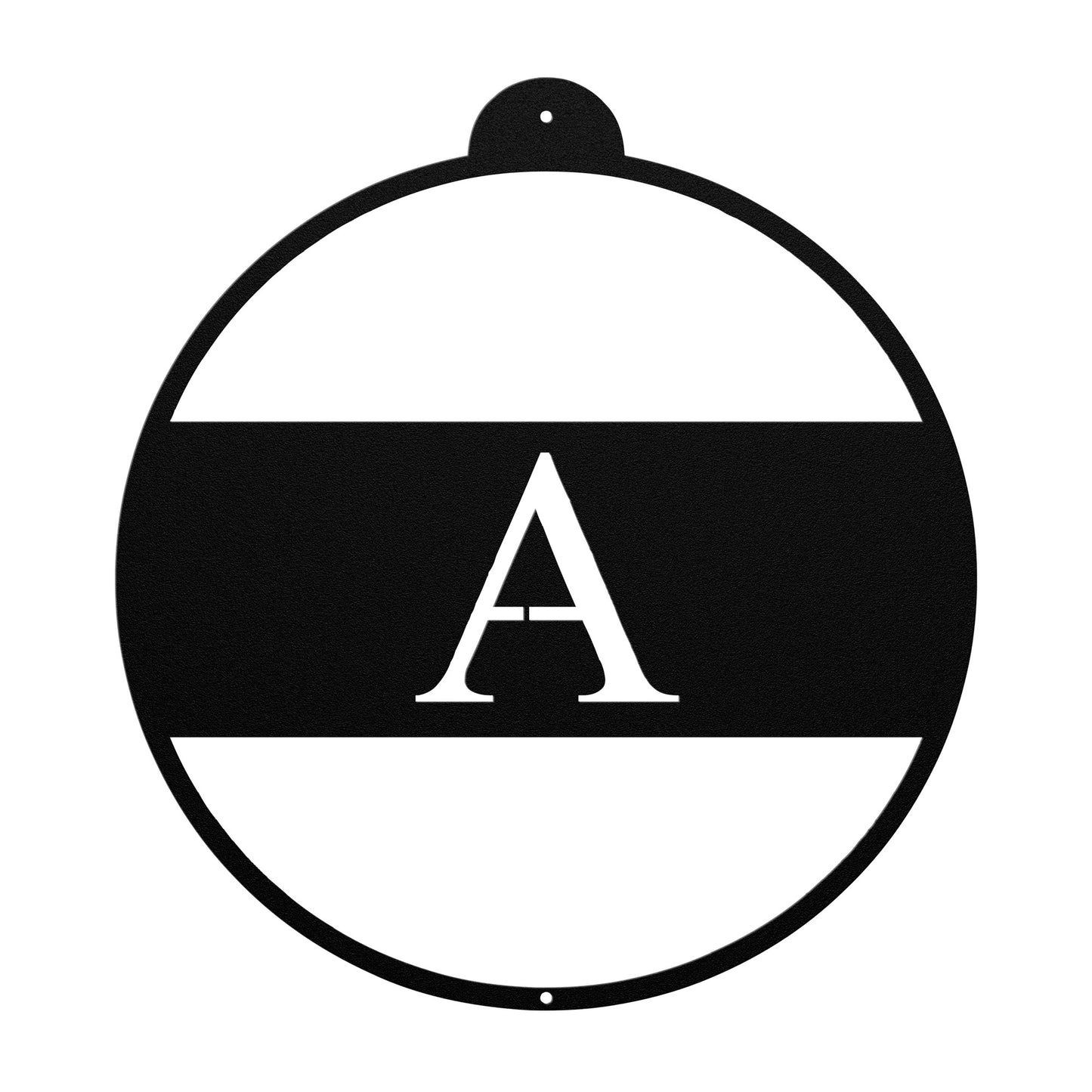 10116 - Christmas Monogram Ornament Sign