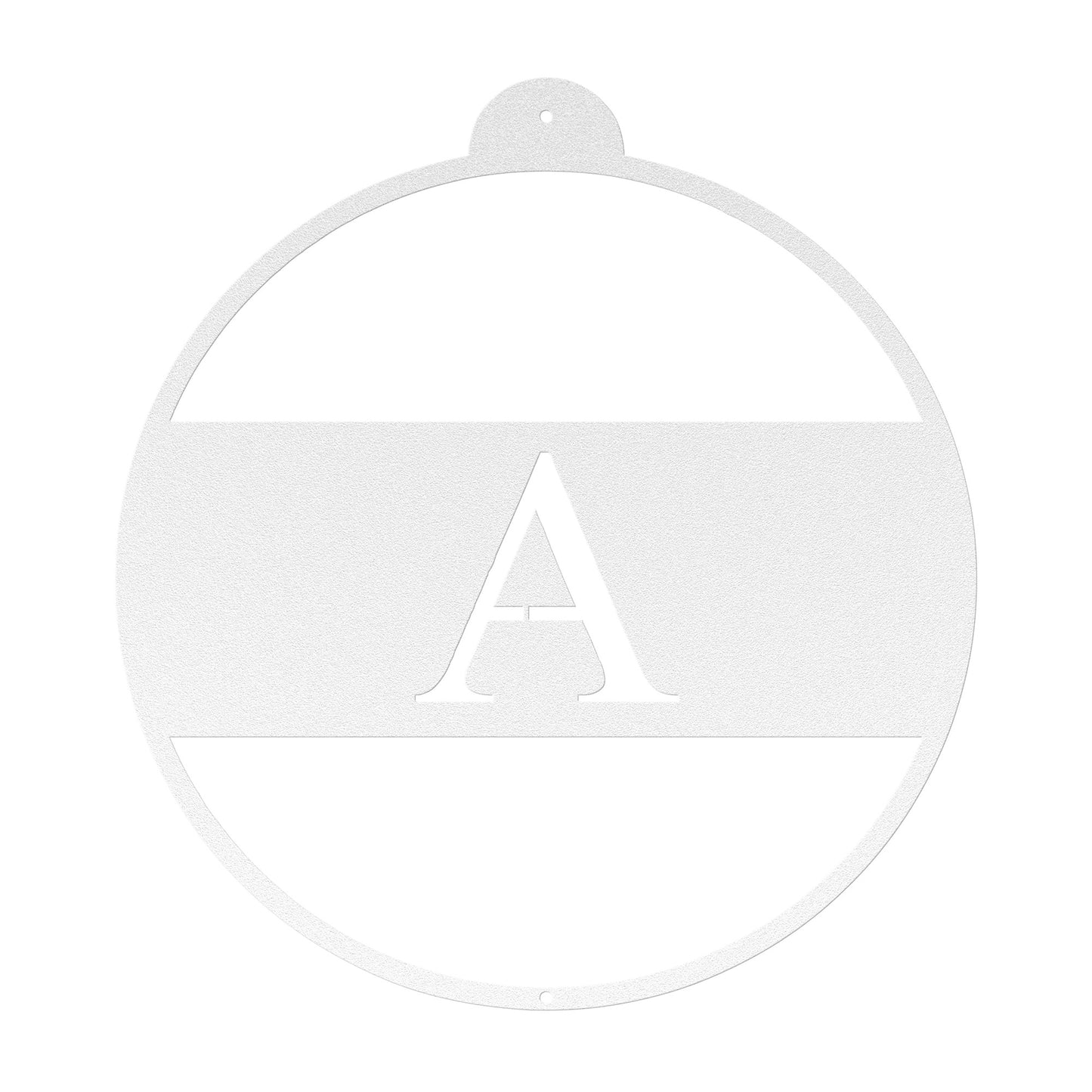 10116 - Christmas Monogram Ornament Sign
