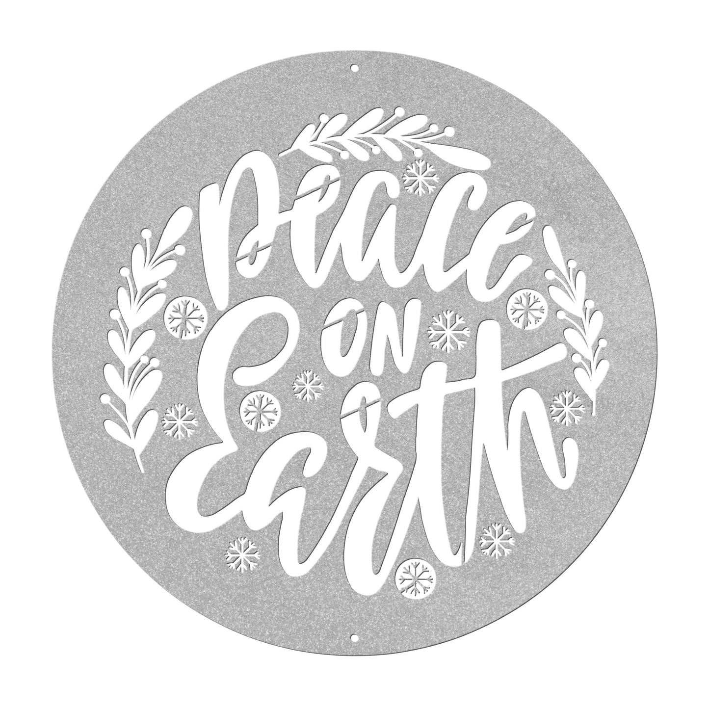 10081 - Peace on Earth Metal Wall Art