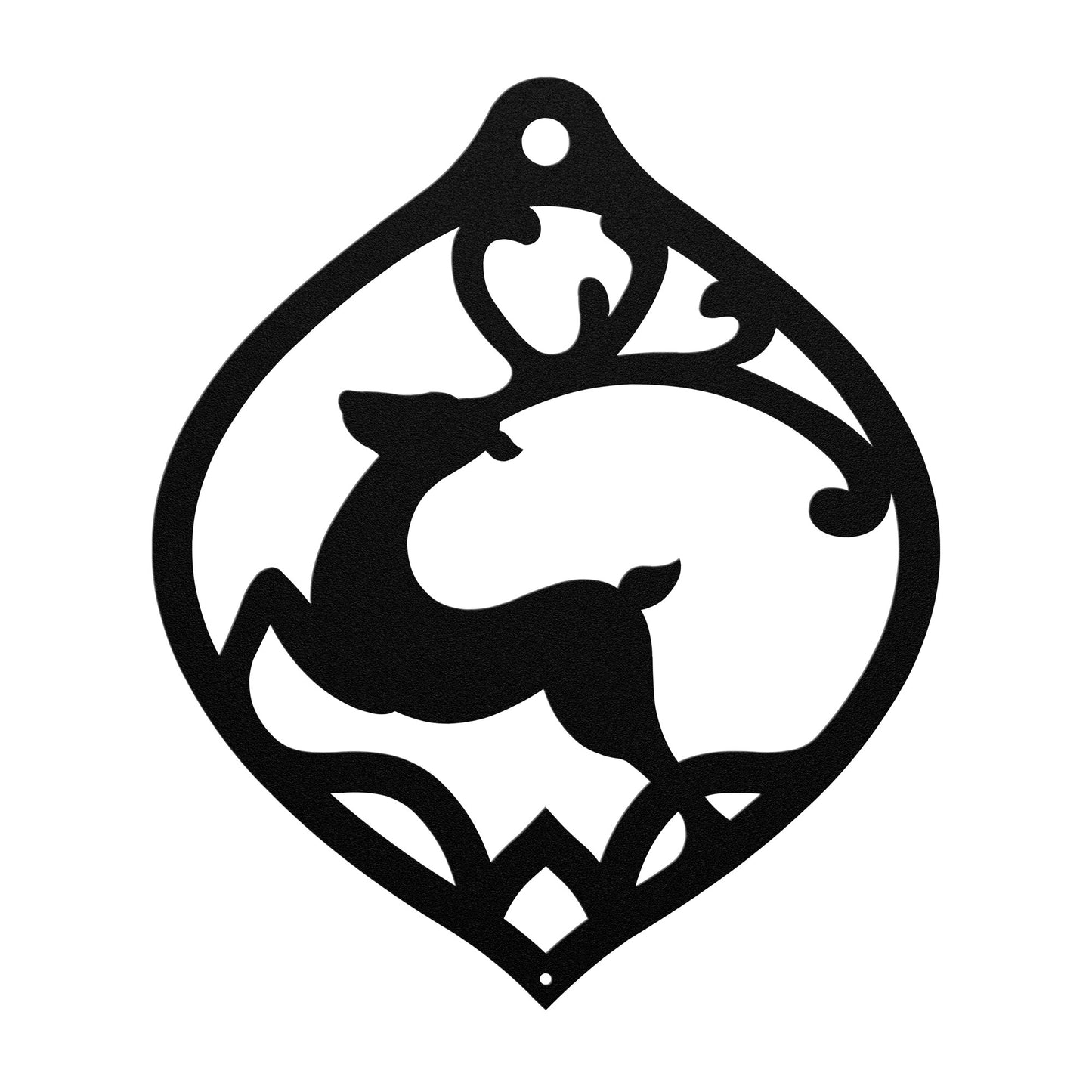 10074 - Reindeer Elegant Christmas Ornament
