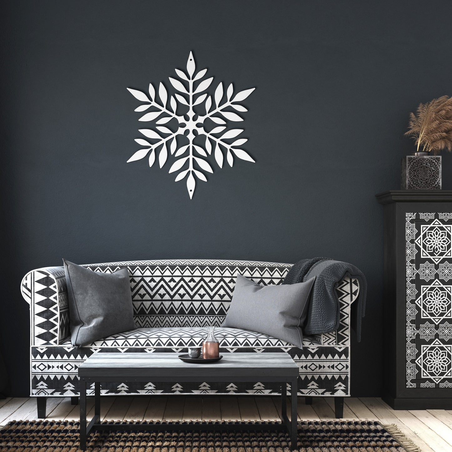 10059 - Snowflake Metal Wall Art