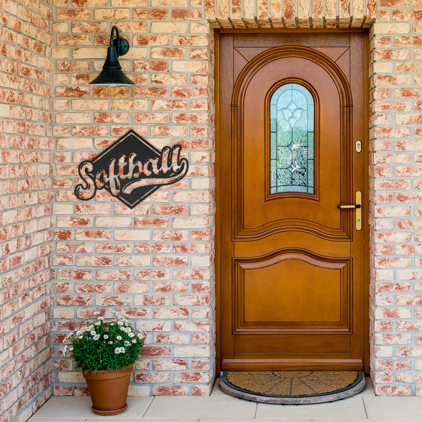 10058 - Softball Sport Metal Sign