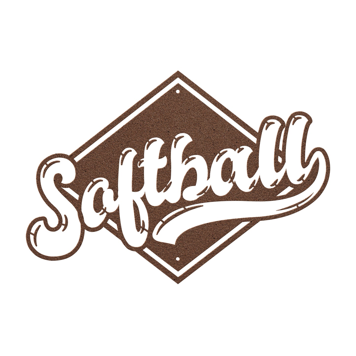 10058 - Softball Sport Metal Sign