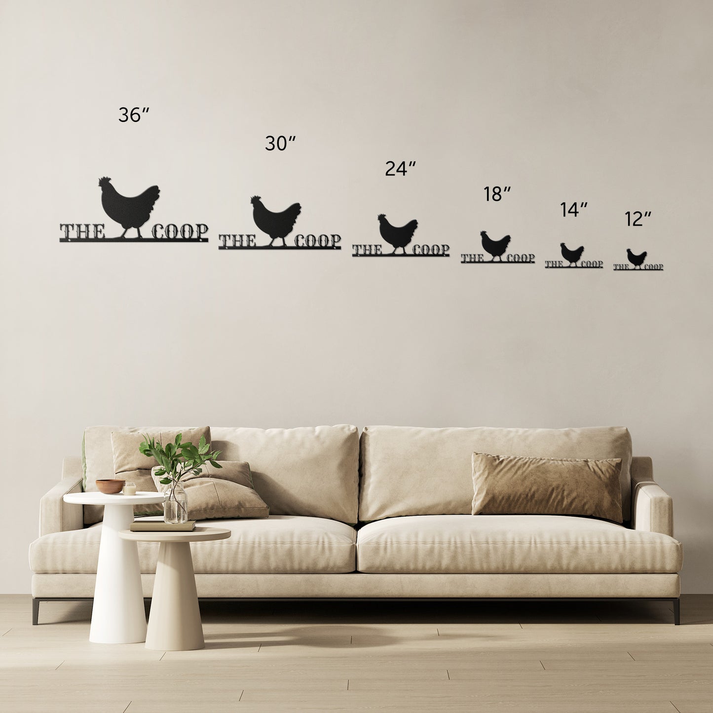 10052 - The Chicken Coop Metal Decorative Sign