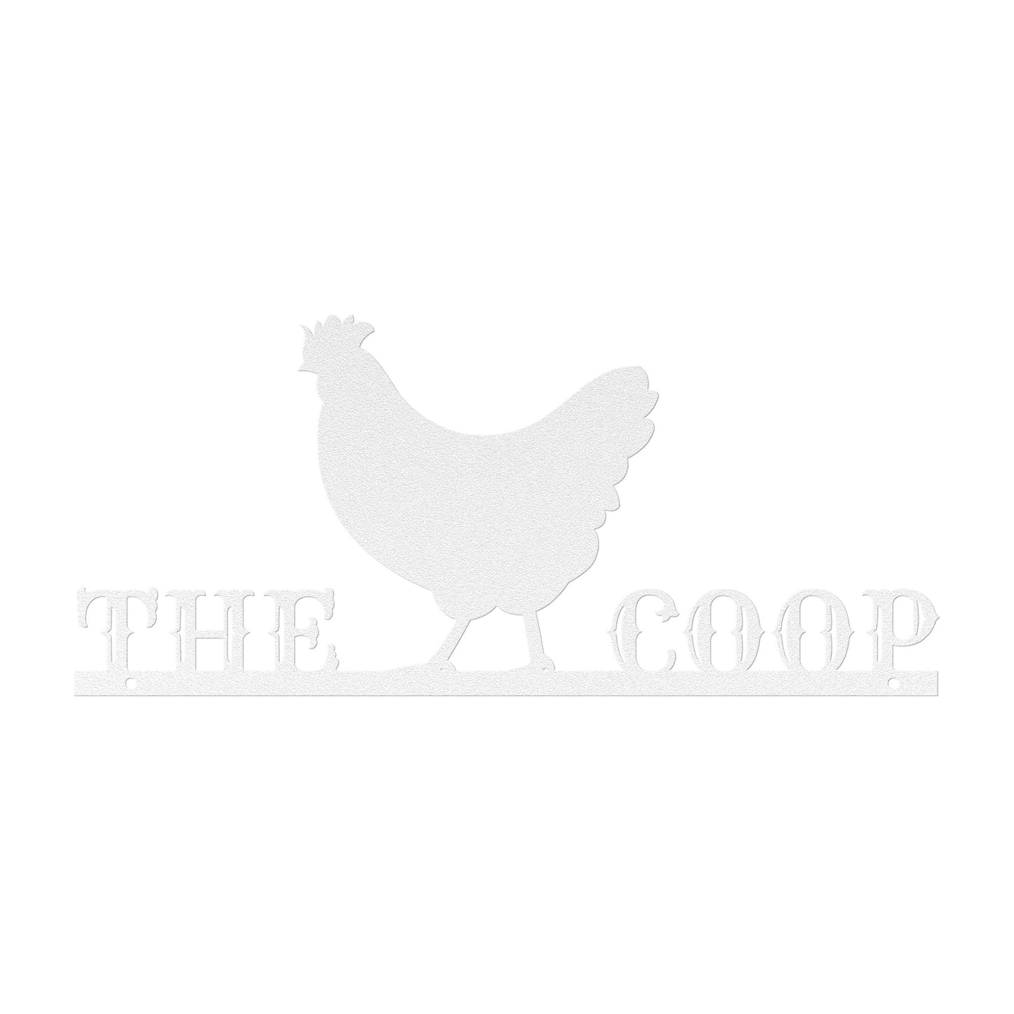 10052 - The Chicken Coop Metal Decorative Sign