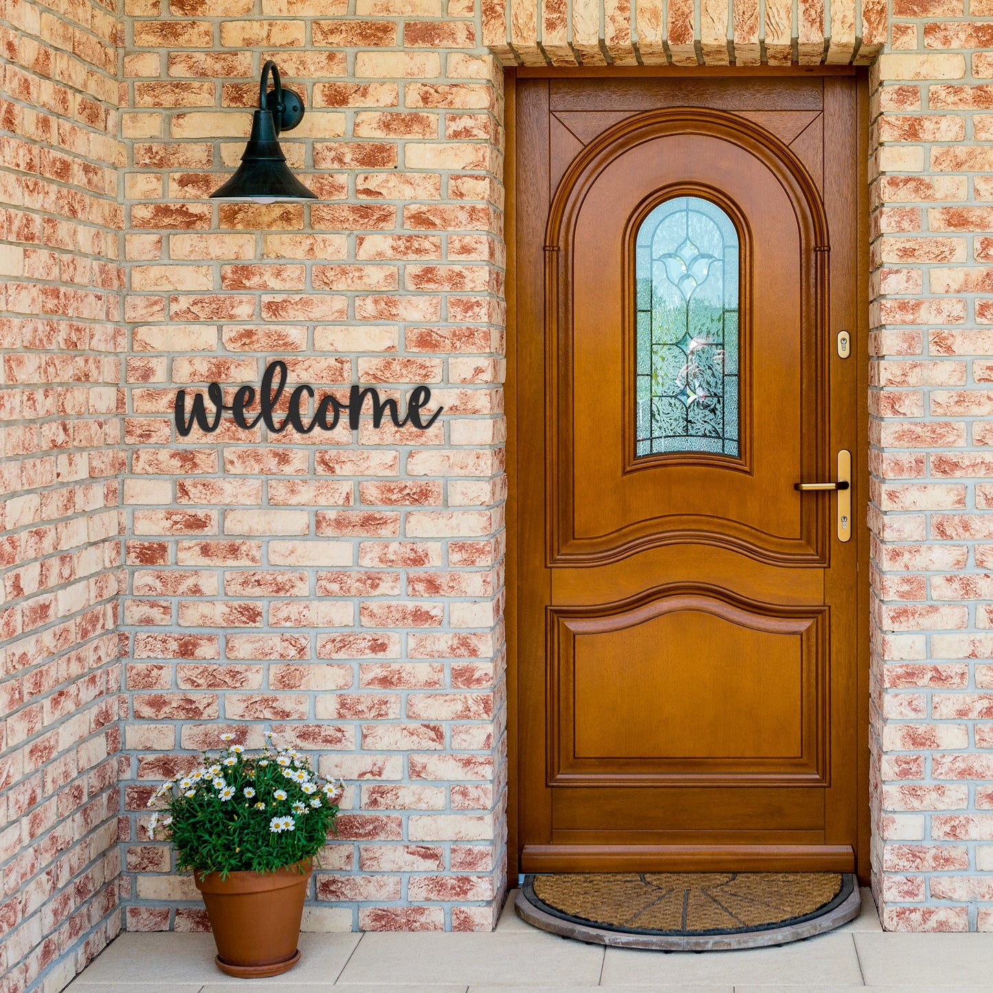 10051 - Welcome Cursive Metal Sign