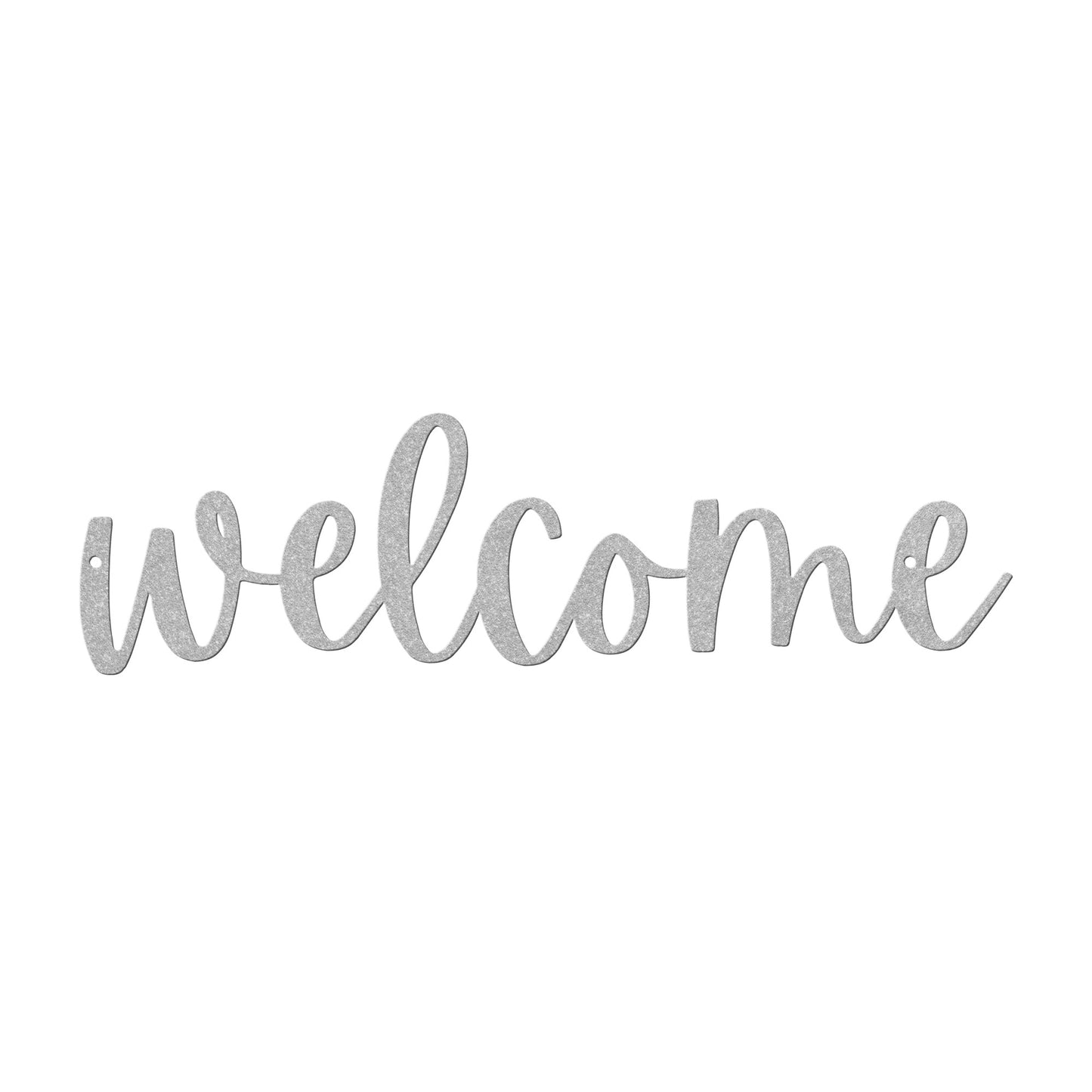 10051 - Welcome Cursive Metal Sign