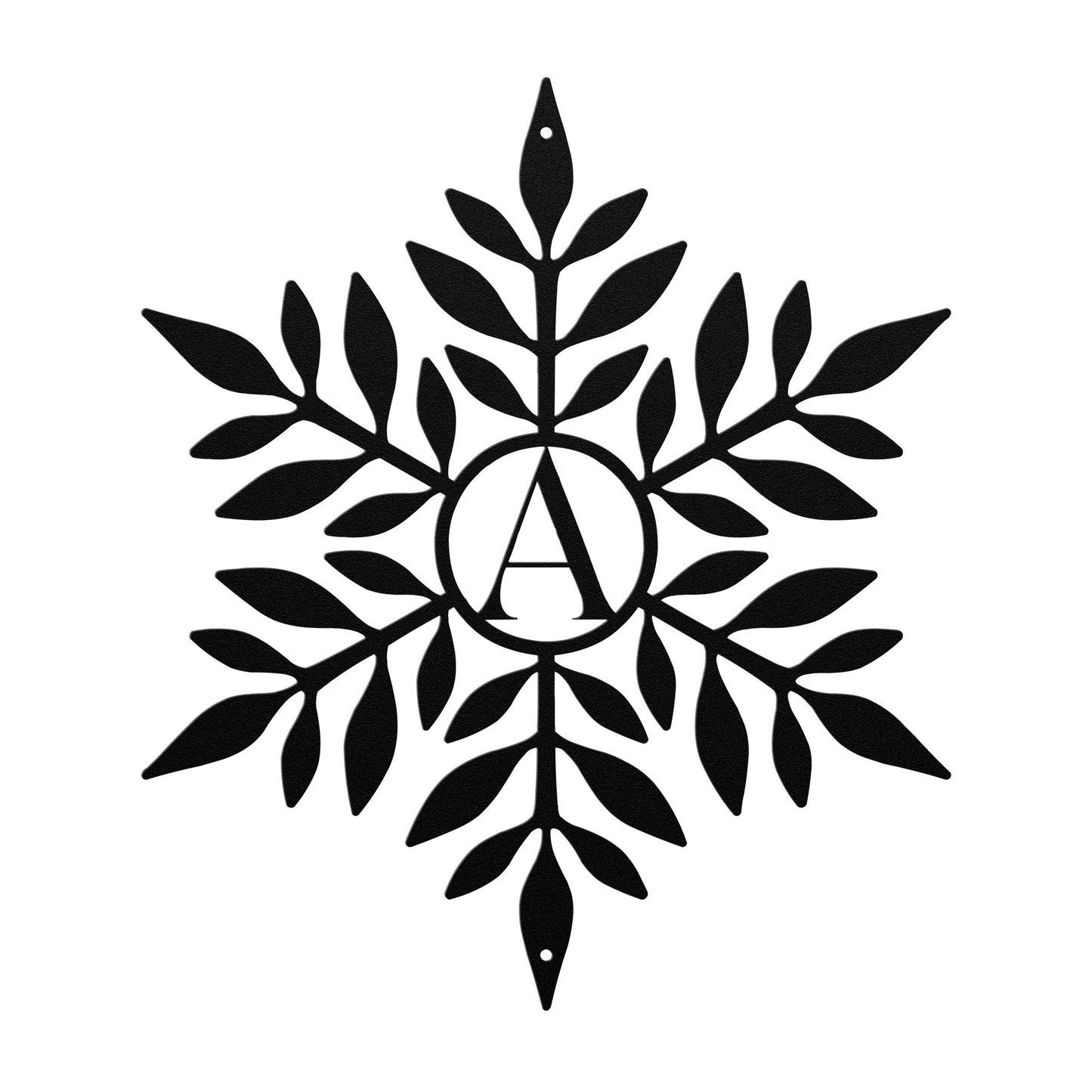 10006 - Snowflake Family Monogram Sign