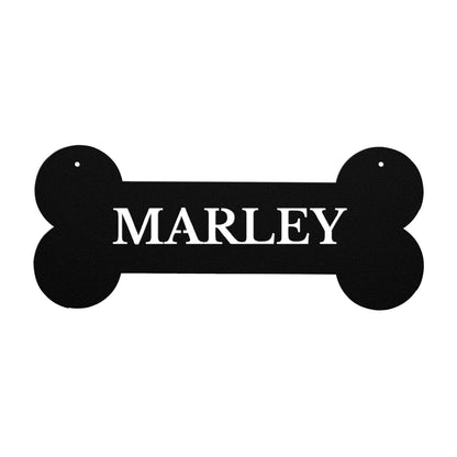 10188 - * Bone Customizable Name Metal Sign