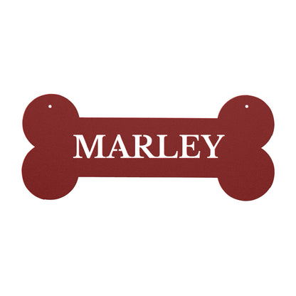 10188 - * Bone Customizable Name Metal Sign