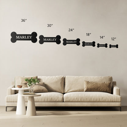 10188 - * Bone Customizable Name Metal Sign
