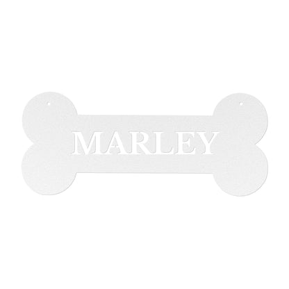 10188 - * Bone Customizable Name Metal Sign