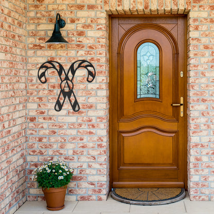 10187 - * Candy Cane Monogram Christmas Sign